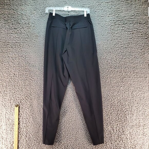 Athleta Pants Womens 4 Black Tapered Pants Lightweight Dress Trousers - Picture 3 of 8